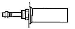 ARO/Ingersoll-Rand - Air Cylinder Flange - For 4" Air Cylinders, Use with ARO Economair Cylinders - All Tool & Supply