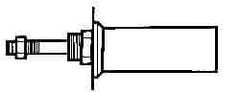 ARO/Ingersoll-Rand - Air Cylinder Flange - For 4" Air Cylinders, Use with ARO Economair Cylinders - All Tool & Supply