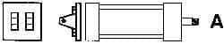 ARO/Ingersoll-Rand - Air Cylinder MP2 Clevis Rear Mount Kit - For 4" Air Cylinders, Use with Provenair Series - All Tool & Supply