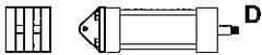 ARO/Ingersoll-Rand - Air Cylinder MP1 Fixed Clevis Mount Kit - For 2-1/2" Air Cylinders, Use with Provenair Series - All Tool & Supply