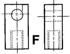 ARO/Ingersoll-Rand - Air Cylinder Rod Eye - For 3-1/4 & 4" Air Cylinders, Use with Provenair Series - All Tool & Supply