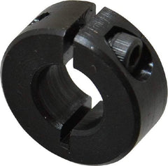 Climax Metal Products - 7/16" Bore, Steel, One Piece Clamp Collar - 15/16" Outside Diam, 3/8" Wide - All Tool & Supply