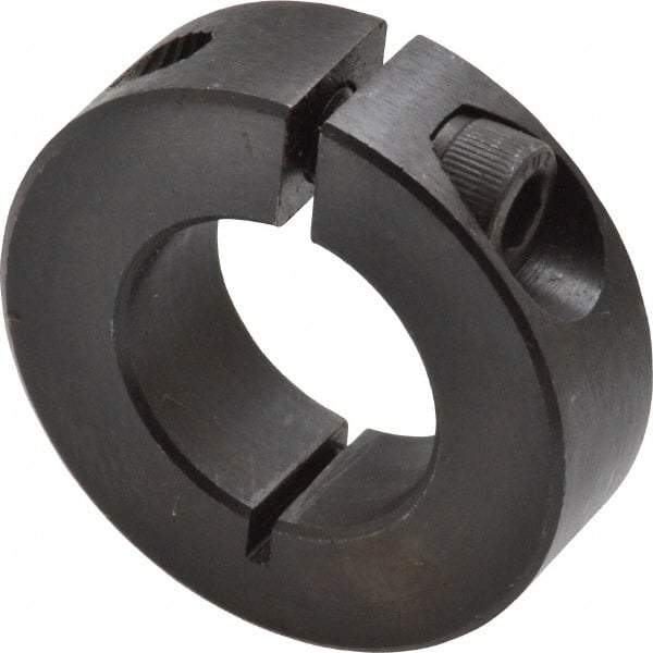 Climax Metal Products - 7/8" Bore, Steel, One Piece Clamp Collar - 1-5/8" Outside Diam, 1/2" Wide - All Tool & Supply