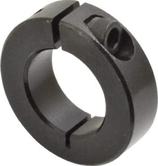 Climax Metal Products - 1" Bore, Steel, One Piece Clamp Collar - 1-3/4" Outside Diam, 1/2" Wide - All Tool & Supply