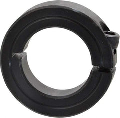 Climax Metal Products - 1-1/4" Bore, Steel, One Piece Clamp Collar - 2-1/16" Outside Diam, 1/2" Wide - All Tool & Supply