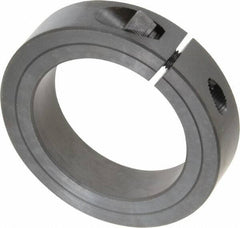 Climax Metal Products - 2-1/4" Bore, Steel, One Piece Clamp Collar - 3-1/4" Outside Diam, 3/4" Wide - All Tool & Supply