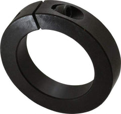 Climax Metal Products - 2-3/8" Bore, Steel, One Piece One Piece Split Shaft Collar - 3-1/2" Outside Diam, 3/4" Wide - All Tool & Supply