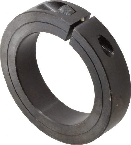 Climax Metal Products - 2-3/4" Bore, Steel, One Piece Clamp Collar - 4" Outside Diam, 7/8" Wide - All Tool & Supply