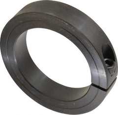 Climax Metal Products - 3" Bore, Steel, One Piece Clamp Collar - 4-1/4" Outside Diam, 7/8" Wide - All Tool & Supply