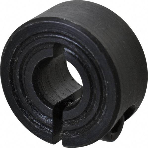 Climax Metal Products - 7mm Bore, Steel, One Piece Clamp Collar - 3/4" Outside Diam - All Tool & Supply