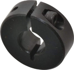 Climax Metal Products - 10mm Bore, Steel, One Piece Clamp Collar - 1" Outside Diam - All Tool & Supply