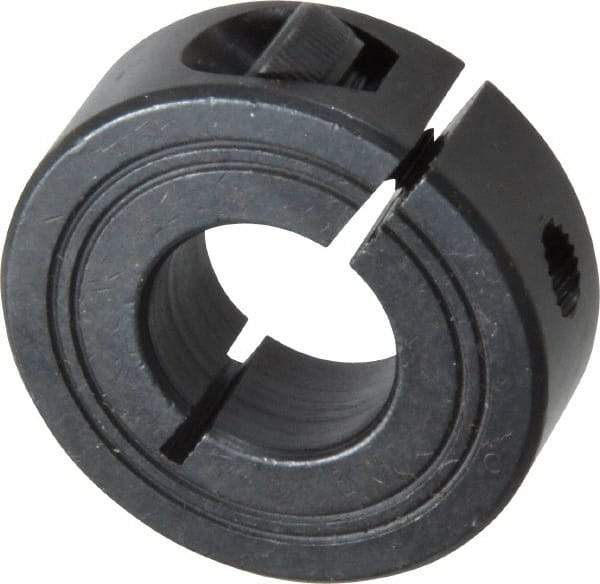 Climax Metal Products - 17mm Bore, Steel, One Piece Clamp Collar - 1-1/2" Outside Diam - All Tool & Supply