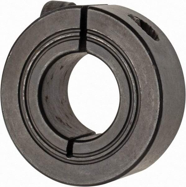 Climax Metal Products - 19mm Bore, Steel, One Piece Clamp Collar - 1-5/8" Outside Diam - All Tool & Supply