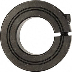 Climax Metal Products - 25mm Bore, Steel, One Piece Clamp Collar - 1-7/8" Outside Diam - All Tool & Supply