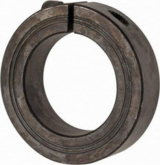 Climax Metal Products - 36mm Bore, Steel, One Piece Clamp Collar - 2-1/4" Outside Diam - All Tool & Supply