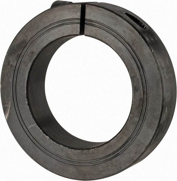 Climax Metal Products - 50mm Bore, Steel, One Piece Clamp Collar - 3-1/8" Outside Diam - All Tool & Supply