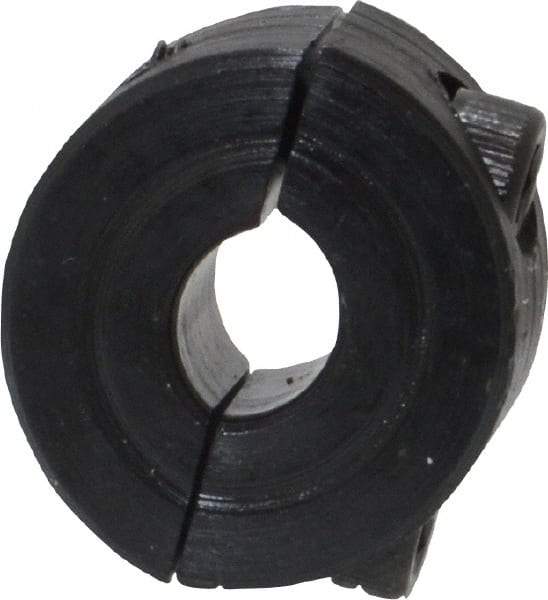 Climax Metal Products - 1/4" Bore, Steel, Two Piece Shaft Collar - 11/16" Outside Diam, 5/16" Wide - All Tool & Supply