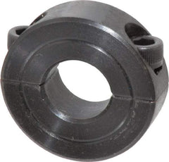 Climax Metal Products - 9/16" Bore, Steel, Two Piece Shaft Collar - 1-5/16" Outside Diam, 7/16" Wide - All Tool & Supply