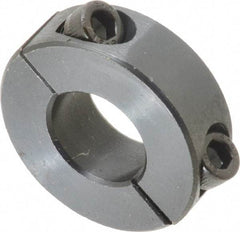 Climax Metal Products - 5/8" Bore, Steel, Two Piece Shaft Collar - 1-5/16" Outside Diam, 7/16" Wide - All Tool & Supply