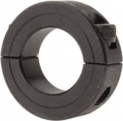 Climax Metal Products - 1" Bore, Steel, Two Piece Shaft Collar - 1-3/4" Outside Diam, 1/2" Wide - All Tool & Supply