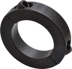 Climax Metal Products - 1-15/16" Bore, Steel, Two Piece Shaft Collar - 3" Outside Diam, 11/16" Wide - All Tool & Supply