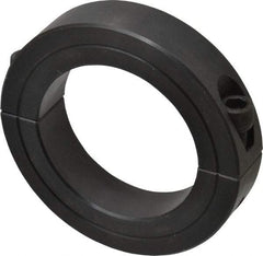 Climax Metal Products - 2-5/16" Bore, Steel, Two Piece Two Piece Split Shaft Collar - 3-1/2" Outside Diam, 3/4" Wide - All Tool & Supply