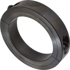 Climax Metal Products - 3" Bore, Steel, Two Piece Shaft Collar - 4-1/4" Outside Diam, 7/8" Wide - All Tool & Supply