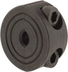 Climax Metal Products - 4mm Bore, Steel, Two Piece Shaft Collar - 11/16" Outside Diam - All Tool & Supply