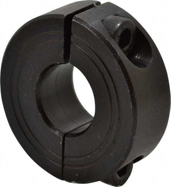 Climax Metal Products - 13mm Bore, Steel, Two Piece Shaft Collar - 1-1/4" Outside Diam - All Tool & Supply