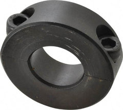 Climax Metal Products - 21mm Bore, Steel, Two Piece Shaft Collar - 1-3/4" Outside Diam - All Tool & Supply