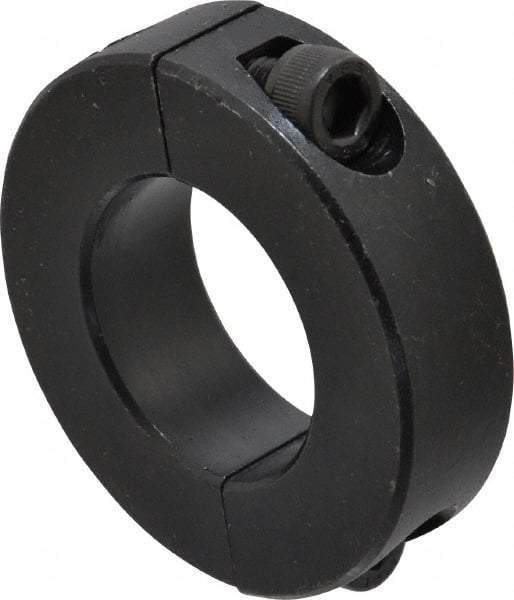 Climax Metal Products - 30mm Bore, Steel, Two Piece Shaft Collar - 2-1/8" Outside Diam - All Tool & Supply