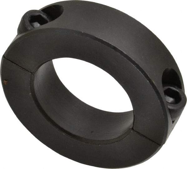 Climax Metal Products - 32mm Bore, Steel, Two Piece Shaft Collar - 2-1/8" Outside Diam - All Tool & Supply