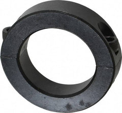 Climax Metal Products - 40mm Bore, Steel, Two Piece Shaft Collar - 2-3/8" Outside Diam - All Tool & Supply