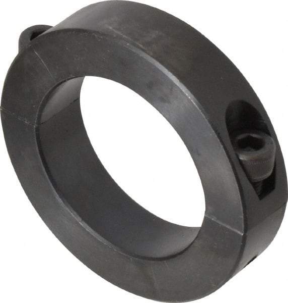 Climax Metal Products - 55mm Bore, Steel, Two Piece Shaft Collar - 3-1/4" Outside Diam - All Tool & Supply