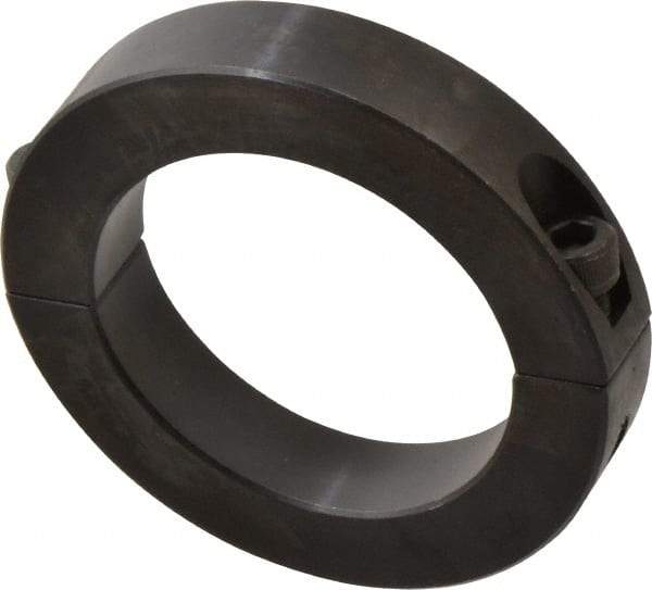 Climax Metal Products - 70mm Bore, Steel, Two Piece Shaft Collar - 4" Outside Diam - All Tool & Supply