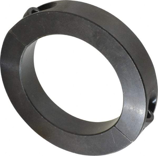 Climax Metal Products - 75mm Bore, Steel, Two Piece Shaft Collar - 4-1/4" Outside Diam - All Tool & Supply