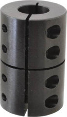 Climax Metal Products - 7/8" Inside x 1-7/8" Outside Diam, Rigid Coupling without Keyway - 2-7/8" Long - All Tool & Supply