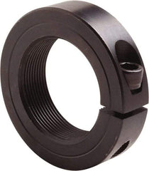 Climax Metal Products - 1-3/4-16 Thread, Steel, One Piece Threaded Shaft Collar - 2-3/4" Outside Diam, 11/16" Wide - All Tool & Supply