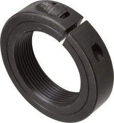 Climax Metal Products - 2-12 Thread, Steel, One Piece Threaded Shaft Collar - 3" Outside Diam, 11/16" Wide - All Tool & Supply