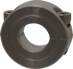 Climax Metal Products - 1/2" Bore, Stainless Steel, Two Piece Shaft Collar - 1-1/8" Outside Diam, 13/32" Wide - All Tool & Supply