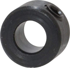 Climax Metal Products - 1/4" Bore, Steel, Set Screw Shaft Collar - 1/2" Outside Diam, 5/16" Wide - All Tool & Supply