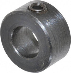 Climax Metal Products - 7/16" Bore, Steel, Set Screw Shaft Collar - 7/8" Outside Diam, 7/16" Wide - All Tool & Supply