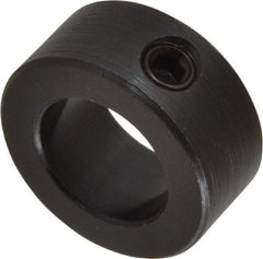 Climax Metal Products - 3/4" Bore, Steel, Set Screw Shaft Collar - 1-1/4" Outside Diam, 9/16" Wide - All Tool & Supply