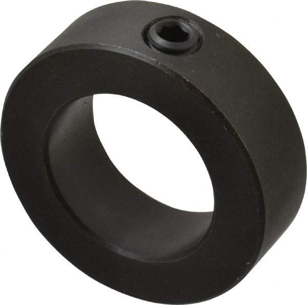 Climax Metal Products - 1-5/16" Bore, Steel, Set Screw Shaft Collar - 2-1/8" Outside Diam, 11/16" Wide - All Tool & Supply