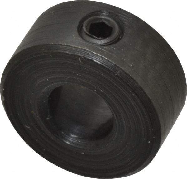 Climax Metal Products - 5mm Bore, Steel, Set Screw Shaft Collar - 1/2" Outside Diam - All Tool & Supply