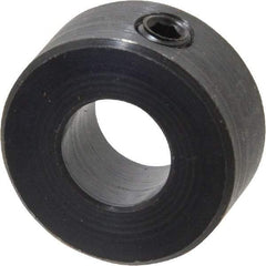 Climax Metal Products - 10mm Bore, Steel, Set Screw Shaft Collar - 7/8" Outside Diam - All Tool & Supply