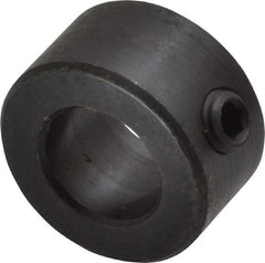 Climax Metal Products - 12mm Bore, Steel, Set Screw Shaft Collar - 7/8" Outside Diam - All Tool & Supply