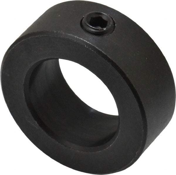 Climax Metal Products - 25mm Bore, Steel, Set Screw Shaft Collar - 1-5/8" Outside Diam - All Tool & Supply