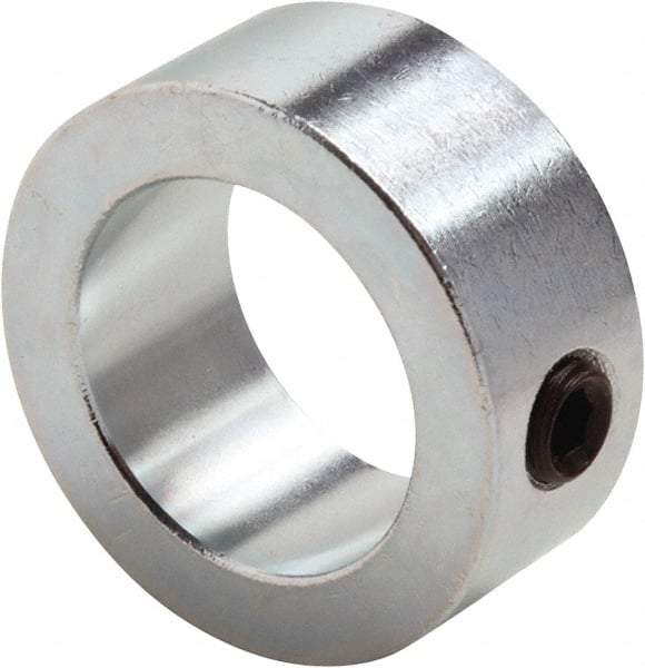 Climax Metal Products - 2-1/16" Bore, Steel, Set Screw Shaft Collar - 3" Outside Diam, 7/8" Wide - All Tool & Supply