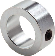 Climax Metal Products - 2-9/16" Bore, Steel, Set Screw Shaft Collar - 3-3/4" Outside Diam, 1" Wide - All Tool & Supply